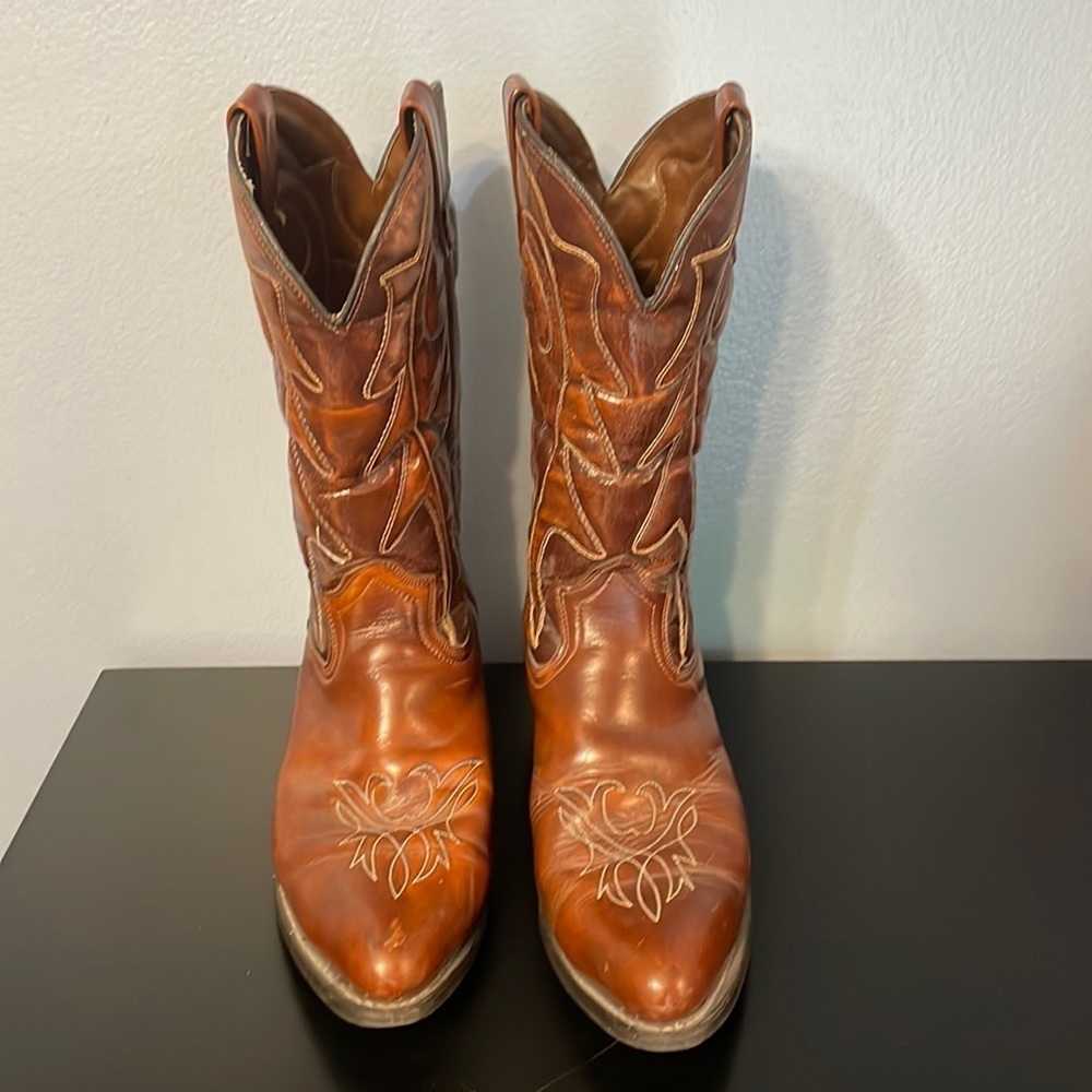 Durango Men's Cowboy R-Toe Boots Size 11D